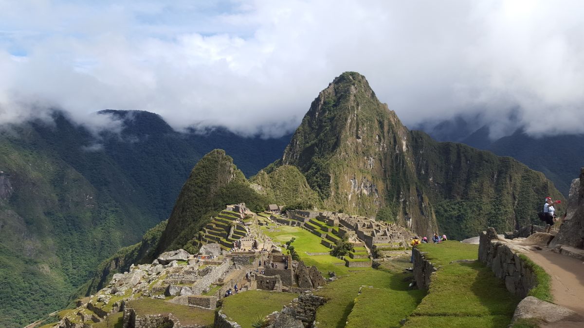 Starożytne miasto Inków Machu Picchu w Andach w Peru