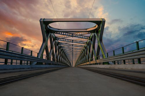 An Empty Concrete Bridge