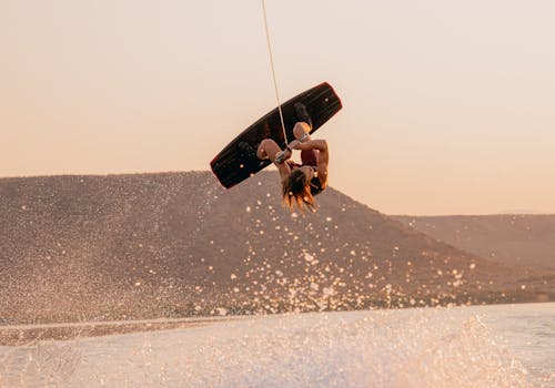 Person in Wakeboarding Sport