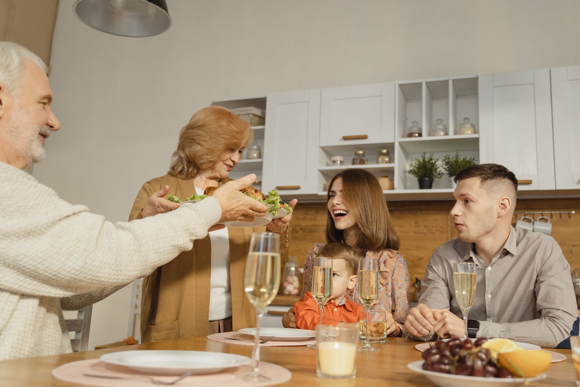 Happy multigenerational Texas family gathering - estate planning for families