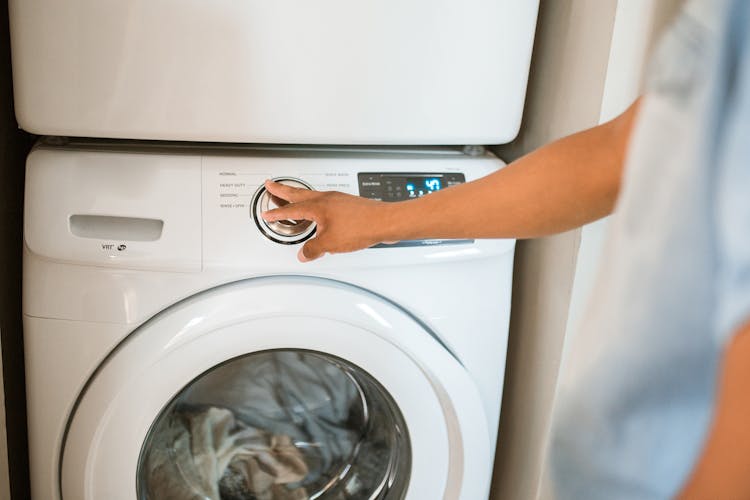 Person Doing Laundry