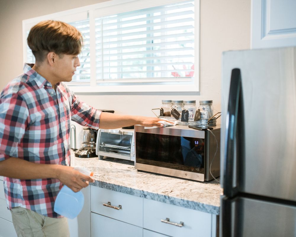 Detail — appliance interior