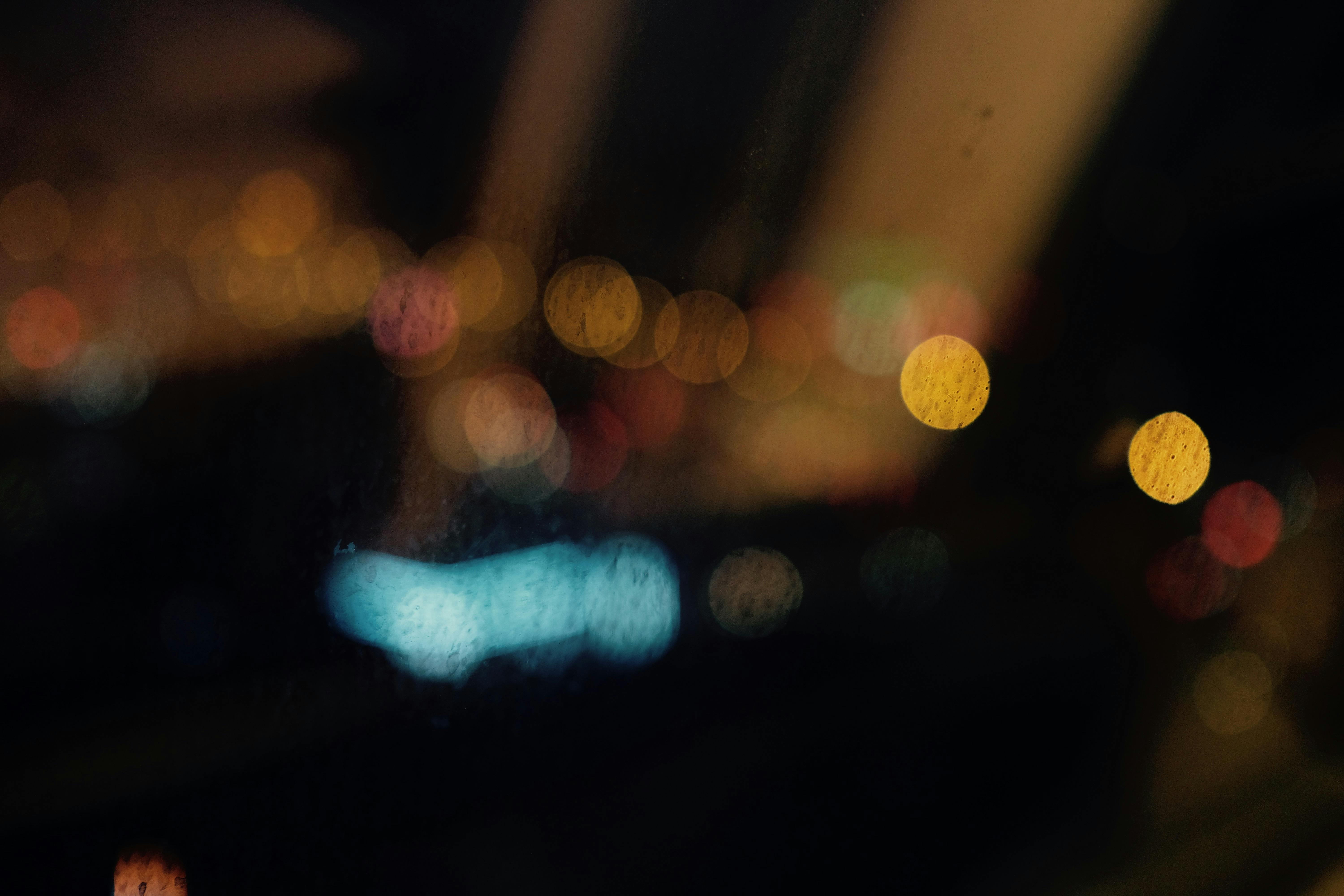 Free stock photo of glass, light, night