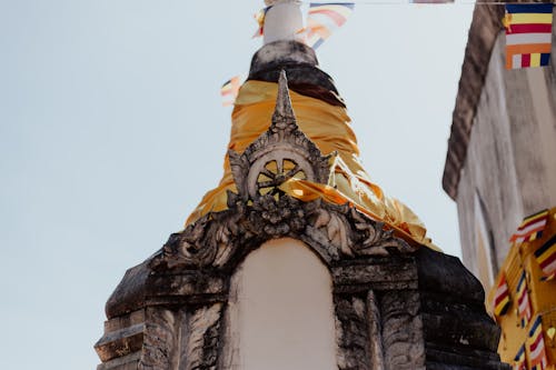 Wall of Buddhist Temple