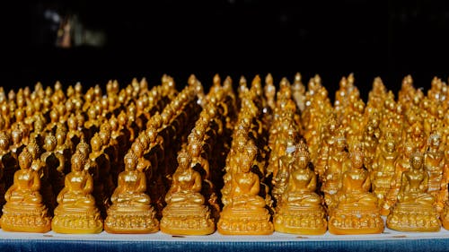 Golden Buddha Figurines