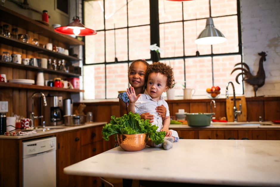kitchen counter routine setup candid lifestyle lifestyle photo 2
