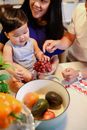 Boy in Blue and White Polo Shirt Eating Fruits