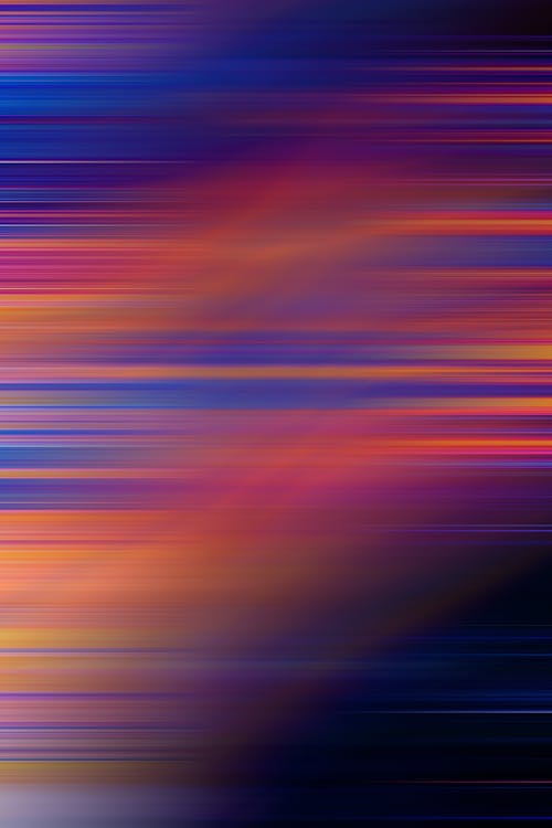 Blurred, Colorful Lines