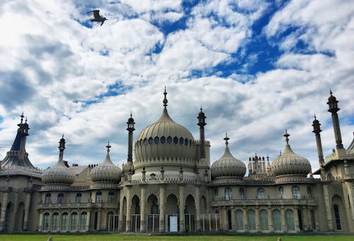 The Royal Pavilion Under Cloudy Sky