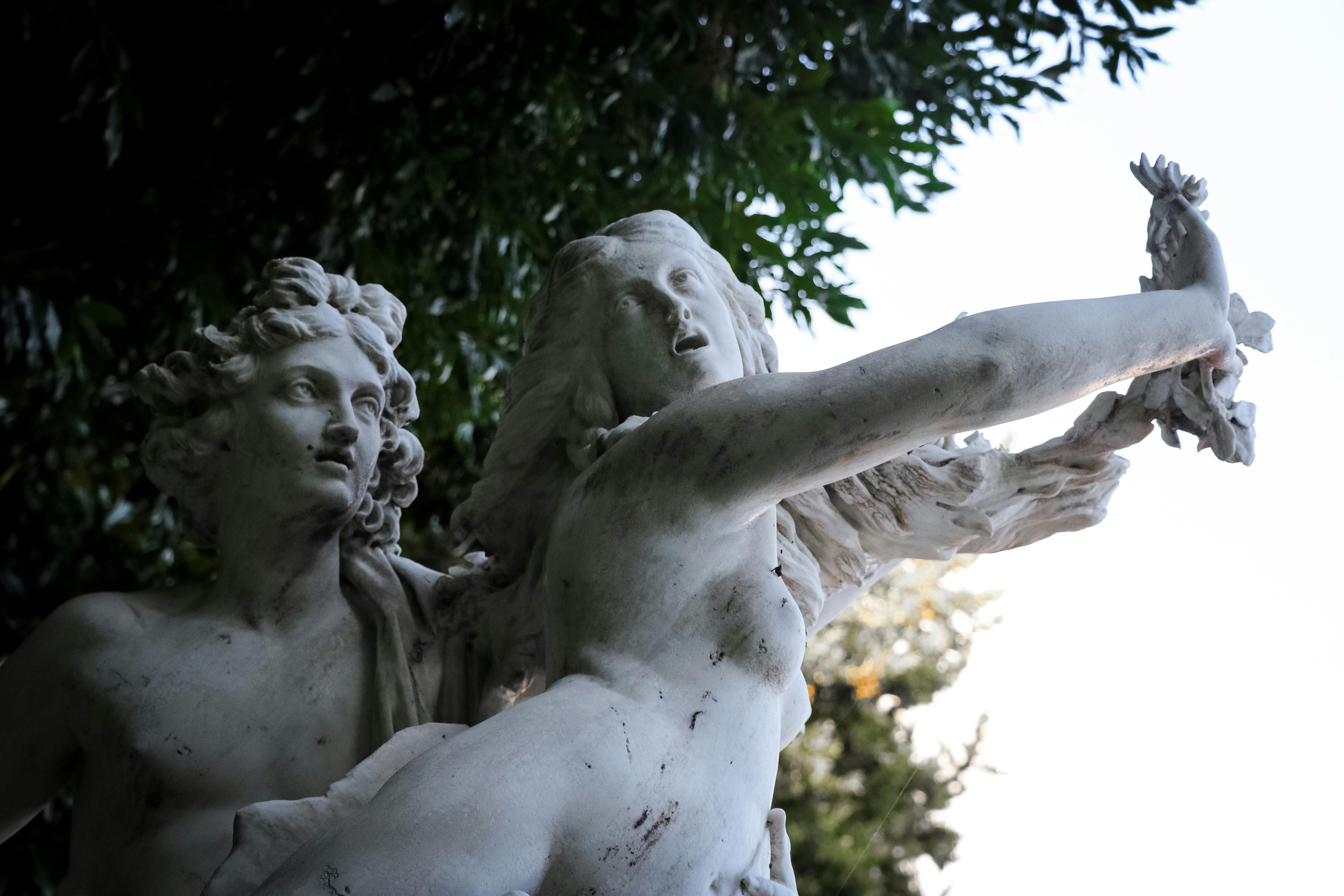 Classical sculpture showing form and depth - 3d art