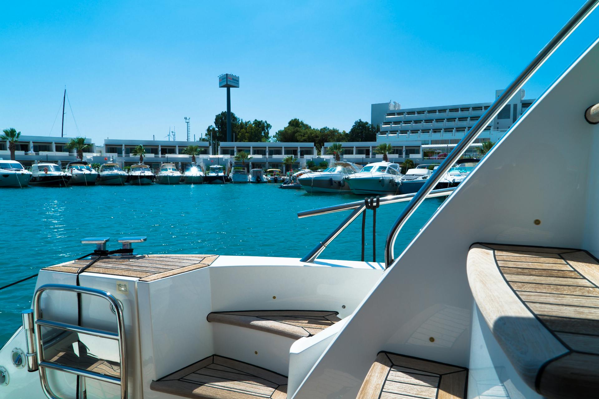 Yachts Docked on Port