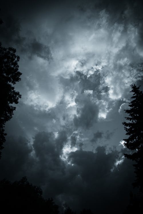 cloudscape, シルエット, スカイスケープの無料の写真素材