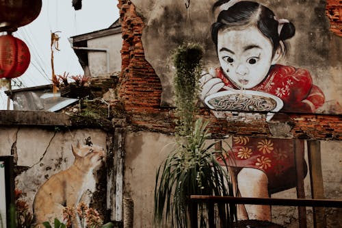 Darmowe zdjęcie z galerii z azjatycka dziewczyna, budynek, budynek od zewnątrz