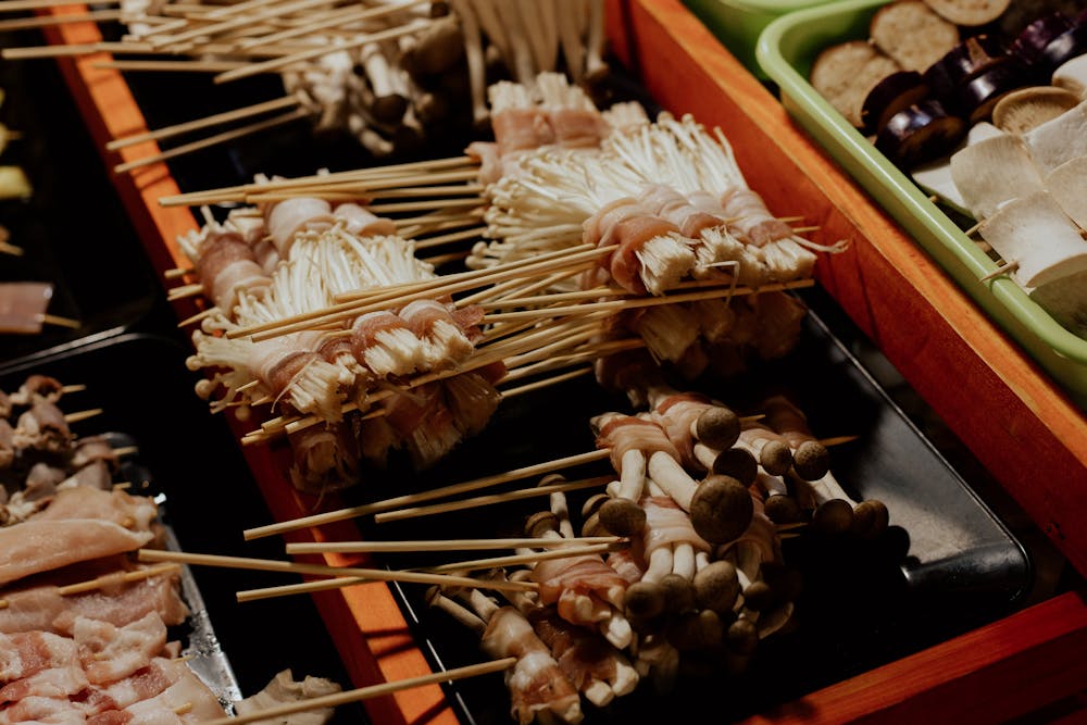 Scallop and Bacon Skewers