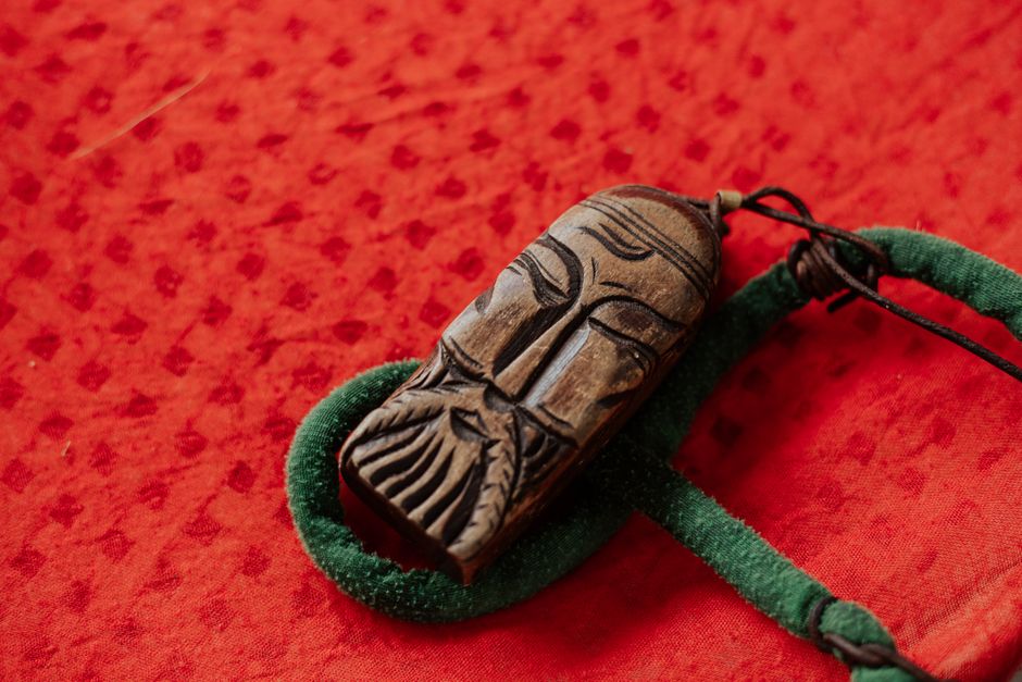 A beautifully carved authentic Pounamu (New Zealand greenstone) pendant
