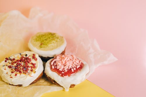 Free Sweet Pastries on the Table Stock Photo