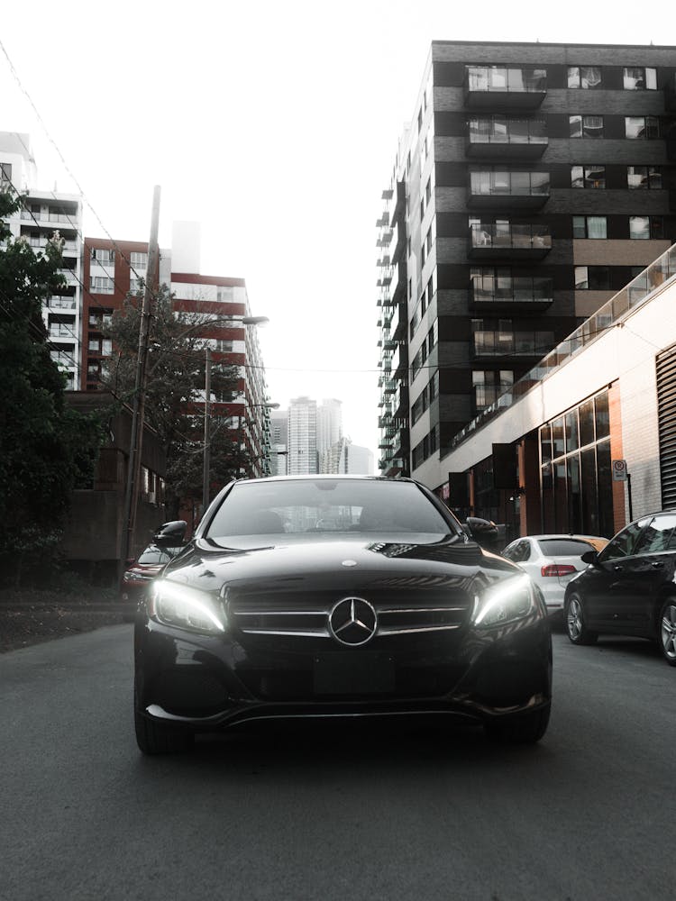 Black Car On The Road