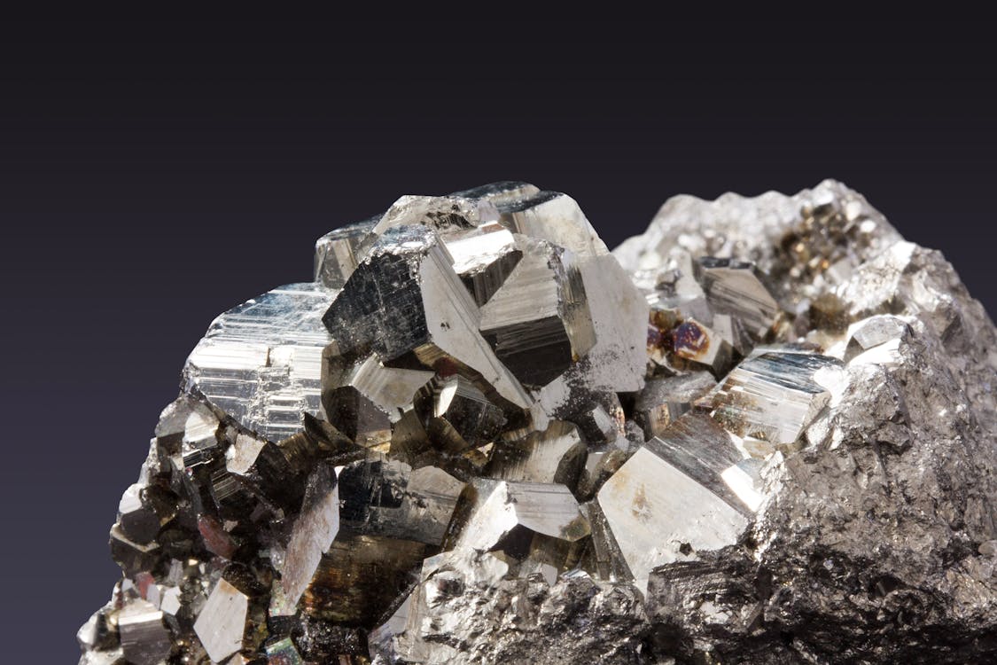 Pyrite is brittle mineral
