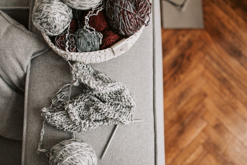 small craft project setup cozy home lifestyle photo 2