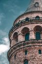 Close-up of Brick Building Tower