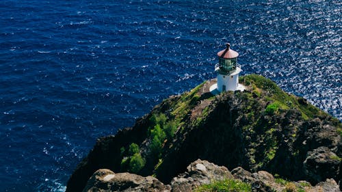 Free Kostenloses Stock Foto zu cliff coast, hawaii, lighthouse Stock Photo
