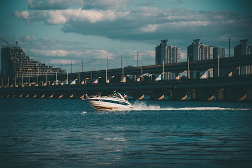 A Sailboat on the River