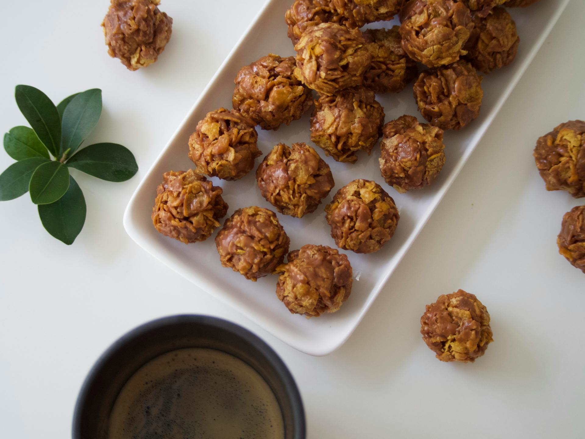 Raw Cookie Bites On Platter