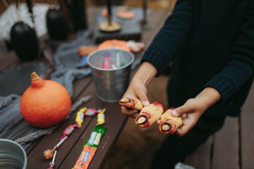 Foto stok gratis halloween, jari, makanan