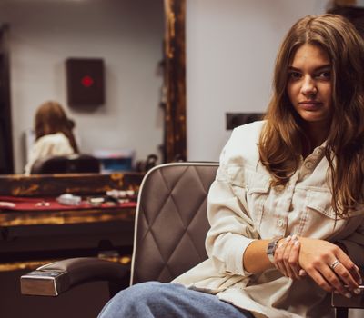 Warm, inviting salon atmosphere at Studio Sparkle