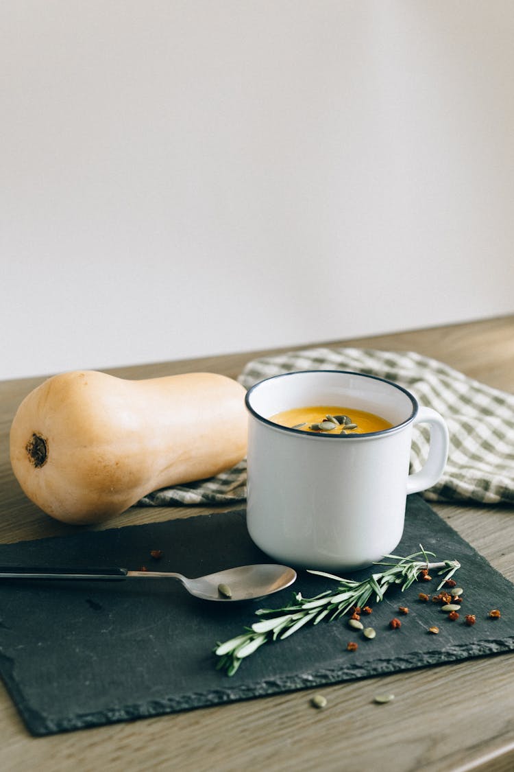 Pumpkin Soup In A Cup