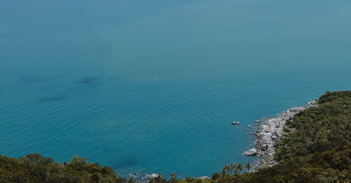 Ocean Line View Aerial View of an Ocean · Free Stock Photo