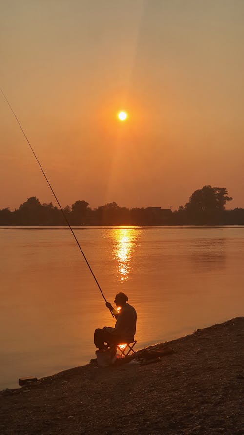 Základová fotografie zdarma na téma jezero, muž, osoba