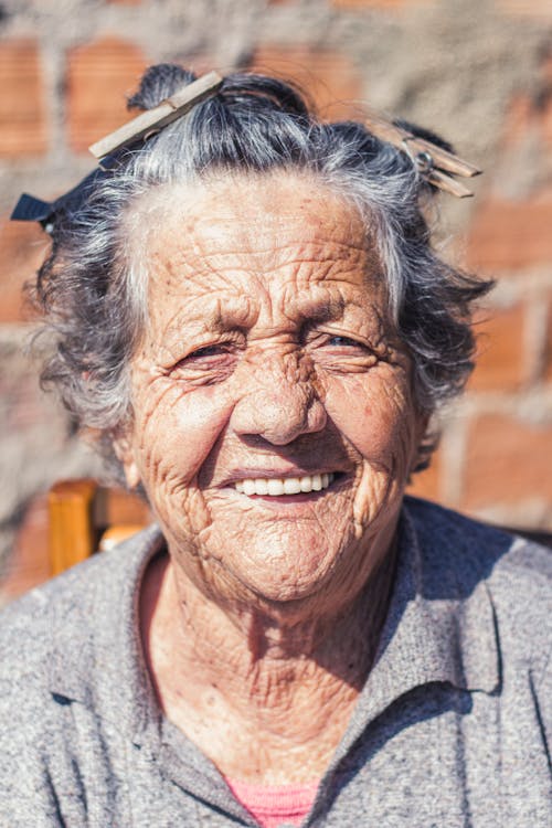 Free Elderly Woman Smiling Stock Photo