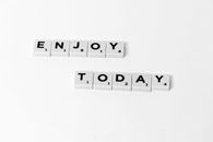 Black and White Scrabble Tiles