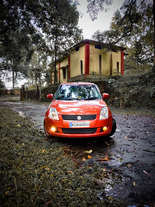 Foto profissional grátis de automóvel, carro, carro vermelho