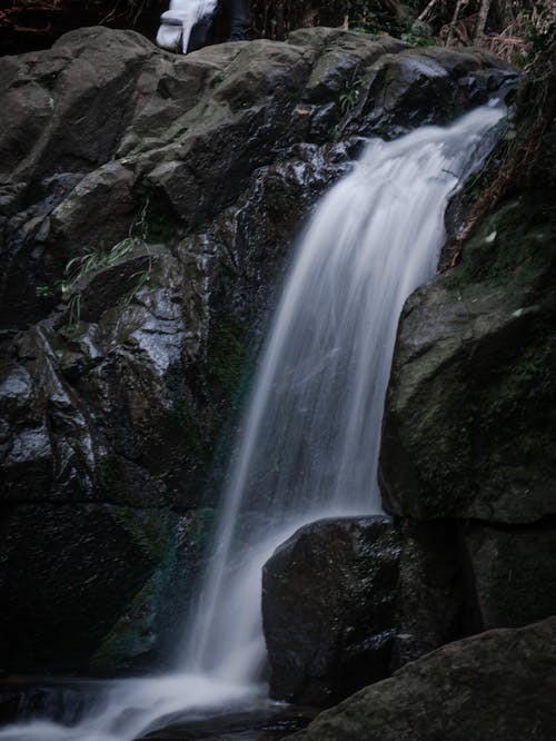 Water Falls on Rocky Mountain