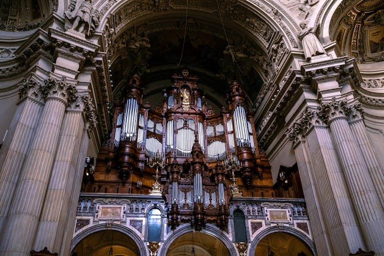 Organs In The Berlin Cathedral, Berliner Dom, Berlin, Germany