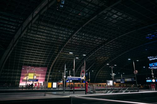 Free Explore the contemporary architecture of Berlin Hauptbahnhof, showcasing modern public transport facilities. Stock Photo