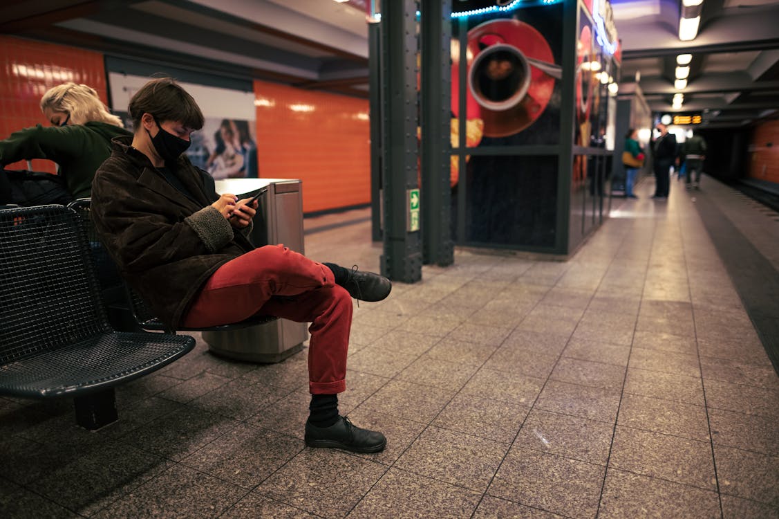 People in Metro Station