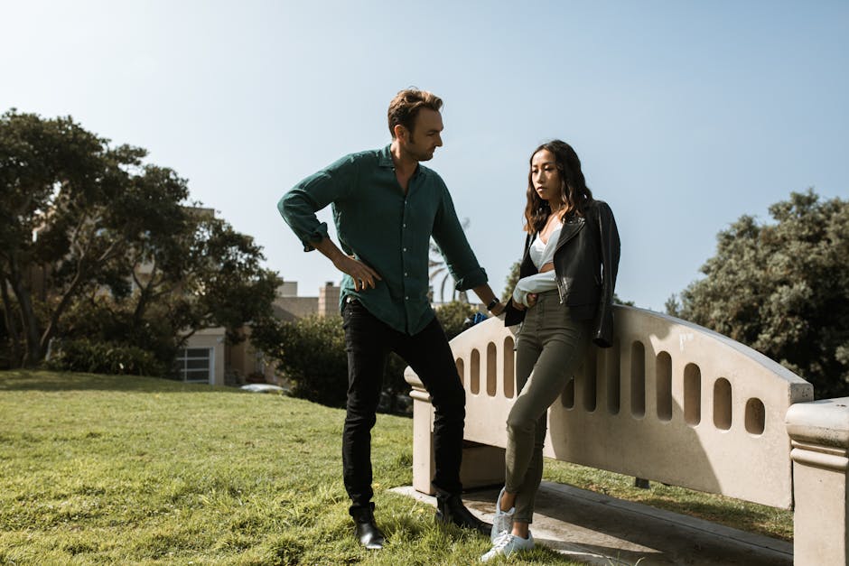 Improving Your Relationship Through Better Conflict Resolution. 10 Couple Having A Calm Discussion