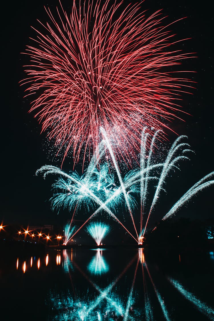 Fireworks On Sky