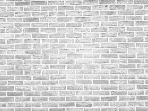 White and Black Brick Wall