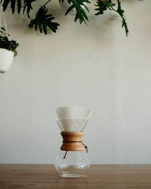 Foto stok gratis chemex, mesin kopi, penyaring kopi