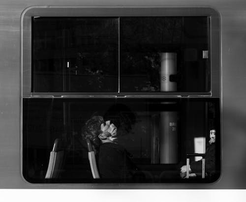 Imagine de stoc gratuită din alb-negru, doarme, fereastră