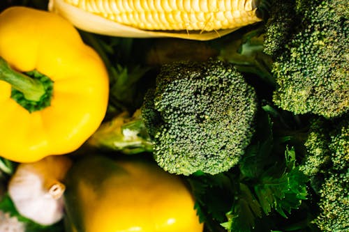 Close-Up Shot of Fresh Vegetables