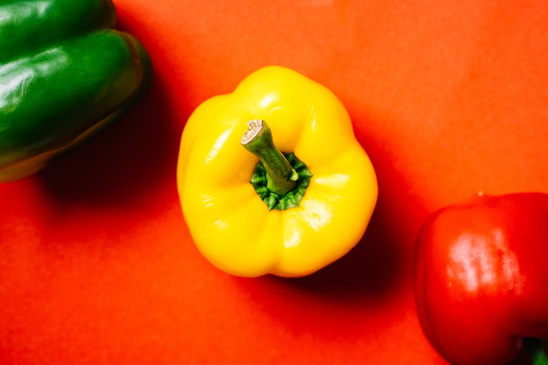 Yellow and Green Bell Pepper