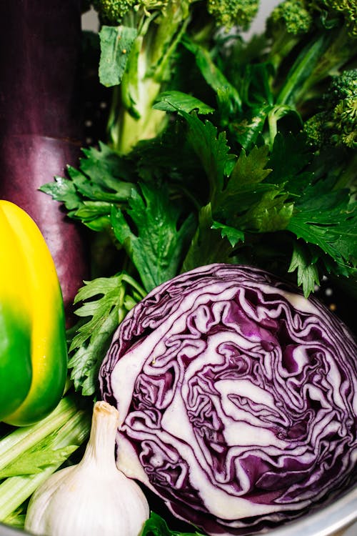 Different Vegetables on a Closeup Shot