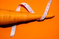 Orange and White Measuring Tape