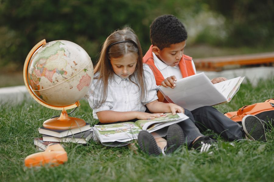 Children taking part in an activity day
