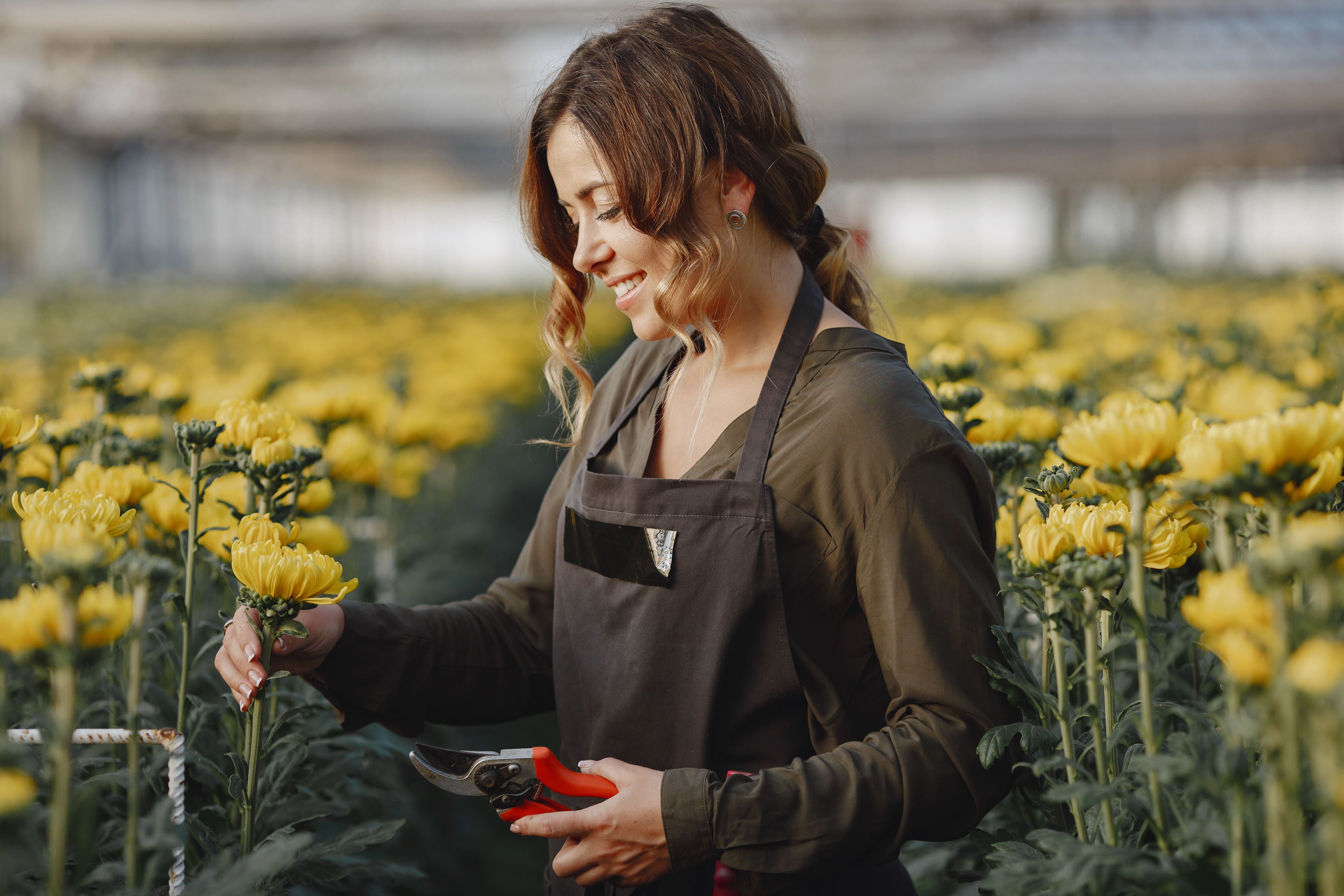 Flower Arranging Class On The Farm